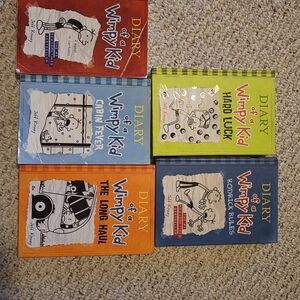 Diary of a Wimpy Kid 5 Book Set